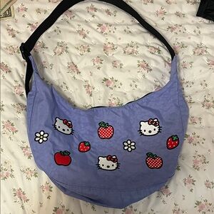 Hello Kitty Lavender Shoulder Bag with Red Accents